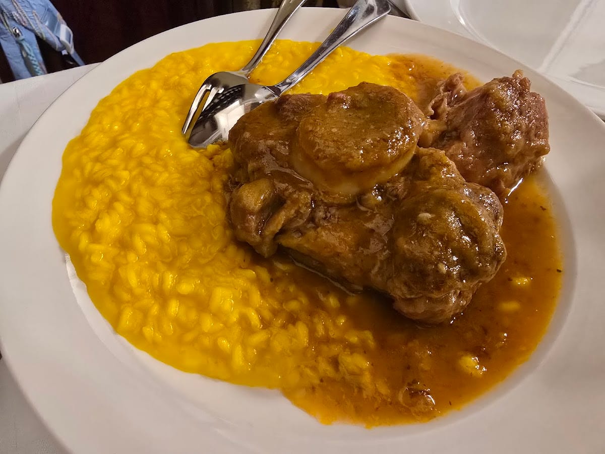 Ossobuco con Risotto alla Milanese